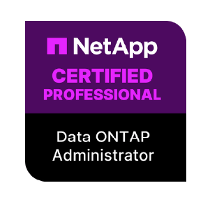 NetApp Certified Professional – Data Administrator ONTAP