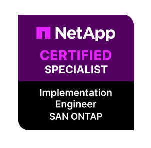 NetApp Certified Specialist – Implementation Engineer SAN ONTAP